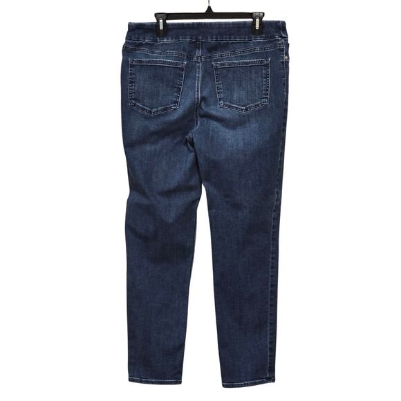 Chico's Sz 12 Reg Stretch Denim Jegging Blue Jeans - Picture 2 of 11